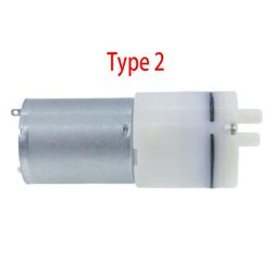 12v DC Small 370 Vattenpump Låg Ljudnivå Stort Vattenflöde Dc Motorvattenpump För Mini Vakuum Syresättning Lufttryck Bröstpumpar Type 2