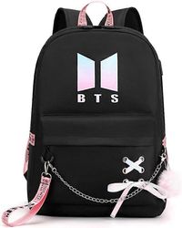 HEYONE BTS Jimin Suga Jin Taehyung V Jungkook Korean reppu rento reppu päiväreppu Kannettavan tietokoneen laukku College Bag Koululaukku