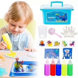 3D Magic Water Creatures, Lasten käsintehty Aqua Gel Sensory Toy SetMagic Water ELF, lasten käsintehty Aqua Gel Sensory lelusetti 60ml5 väriä