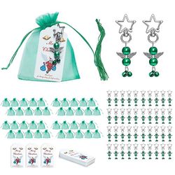 Lauwodun Julegaver jul Pentagram vedhæng gavepose sæt grøn 40pcs