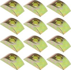 40kpl puolikuun mutterit huonekaluliittimet liitinmutterit välilevy huonekalujen liittämiseen sänky-hyvä 8mm