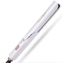 Chengyan Splint lige hår curling jern Dobbelt brug Ikke-skade Bærbare Air Bangs Curling Hair Glattejern hvid 20*5*5