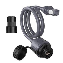 Mini Starlink Ethernet -sovitin Gen 3 vedenpitävällä RJ45-liitinkaapelin jatkeella parantaa liitettävyyttä Harmaa