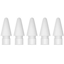 5kpl varakärki Apple Pencilille 1St 2St for iPad Pro Stylus Press Screen Pen valkoinen