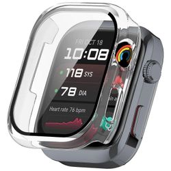 Huawei Watch D2 -kotelo kova PC ympäri katsella kansi karkaistulla lasikalvolla - läpinäkyvä Monivärinen Transparent