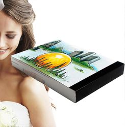Unbrand Luova ehdotus Flip Book, Luova sarjakuva Flip Book for Hide Your Ring Express Love Ystävänpäivä Ehdota rekvisiittakirjaa A