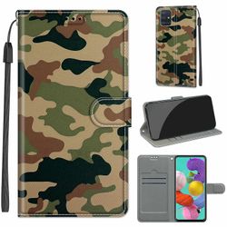 Foxdock Etui til Samsung Galaxy A51 4g Camouflage Mobil cover