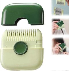 2 in 1 -hiustenleikkuri, hiusten leikkaus ja järjestely 2 in 1 otsatukkatrimmeri, hiustenleikkurikampa monitoimiset hiustenleikkaustyökalutc Vihreä