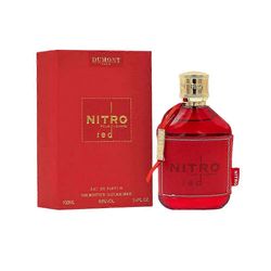 Nitro Red Dumont EDP Hajuvesi MIEHET/NAISET Tuoksu 3.4 Fl Oz 100ML Treffihajuvesi Kestävä Kevyt tuoksu Eau De Parfum 1pc