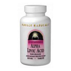 Source Naturals Lähde Naturals Alpha Lipoic Caps, 300 mg, 120 korkkia (1 kpl pakkaus)