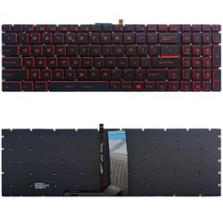 Us Version Tastatur til Msi GT62 GT72 Ge62 Ge72 Gs60 Gs70 Rød