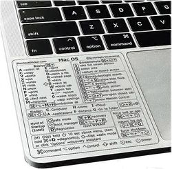 Mac OS (Monterey / Big Sur / Catalina / Mojave) -pikanäppäimet, M1 / M2 / Intel jäämätön kirkas vinyylitarra, yhteensopiva 13-16 tuuman MacBook Air...