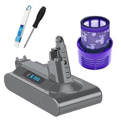 Vaihda V10-akkusovitin + suodatinsarja 25.2V V10 SV12 V10 V10 Animal Absolute Reminderiin