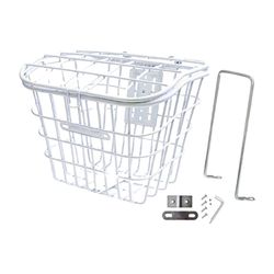 Polkupyörän kori, suuri kapasiteetti, lemmikkien kuljetuslaatikko, valkoinen, pyörätarvikkeet, matkatavaroiden säilytysjärjestäjä