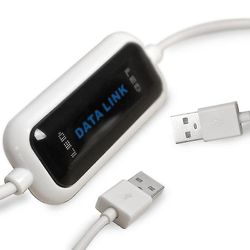 USB Dataoverføring kabel PC til PC for Windows - USB 2.0 Data Link PC Link kabel