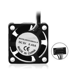 3D-tulostimen kuumapäätuuletin 18000 rpm 2510 aksiaalipuhallin 5V 3D-tulostimen lisävarusteet 15000 rpm P1P: lle