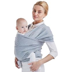 Baby Wrap-around Slynge, Travel Supplies Slynge, Børn & apos;s og nyfødte Slynge lys grå