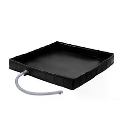 Taitettava suihkuteltan pohja matkailuauto retkimarkiisi suihkualusta ulkona kannettava suihkuallas tyhjennyssuihkualtaalla retkeilymatkoille