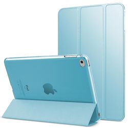 Suojakotelo ipad Mini 4: lle , suosittu slim nahka smart cover Sininen