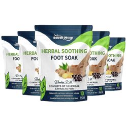 Herbal Detoxshaping Cleansing Foot Soak Beads Herbal Soothing Foot Soak Deep Clean Foot Bath Bag består af 18 urteekstrakter til forbedrer Metabo 5...