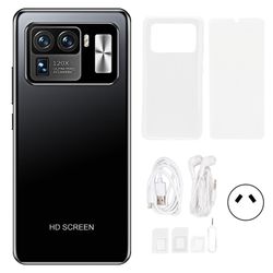 M11 Ultra älypuhelin Dual Cards Dual Standby koko näytön puhelimen kasvojentunnistus 6.1in musta 110-240V AU-pistoke