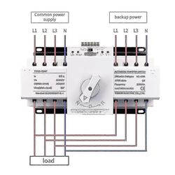 4p 63a 380v mcb tyyppi dual power automaattinen siirtokytkin ats hk boris 2 tuloa 2 lähtöä