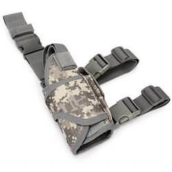 Jagt militær Universal Taktisk Drop Ben Lår Gun Hylster Acu