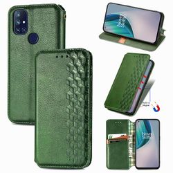 Kompatibel med Oneplus N10 5g Flip Case Etui Vintage Wallet Flip Cover med magnetisk lukning Coque - Blå grøn