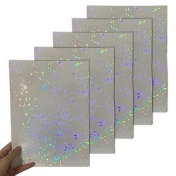 Läpinäkyvä holografinen laminointivärivinyyli A4-kokoinen itseliimautuva kalvo 3
