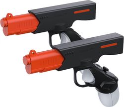 Unbrand VR PistoI -kahva Meta Quest 3 -ohjaimille, 2-in-1-muotoilu VR-aseen varastokahvan lisävarusteet Oculus Quest 3: lle, parannetut FPS-pelit T...