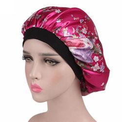 Besser Lady Satin Silk Sleeping Cap Nat Sleep Hatte Hair Care B