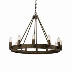 Endon Collection Lighting Chevalier 12 lysloft vedhæng Lagret metal, E14