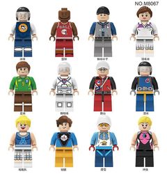 12PCS-ammattiurheilija Leluhahmo Rakennuspalikka