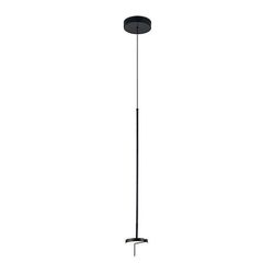 LEDS-C4 GROK Lighting Usynlig LED loft vedhæng Matt sort fase cut dæmpning 765lm 2700K