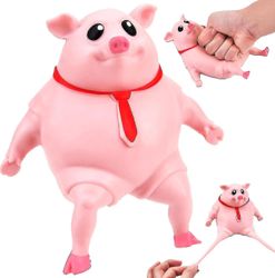 Pig Squeeze Ball lelut, Anti-stress Pig Squeeze Ball Toy, Pink Pig Fun Sensory Squeeze lelut