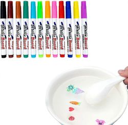 Maagiset vesimaalauskynät lapsille | Maaginen vesimaalauskynä lusikalla,8/ Magic Doodle piirustuskynät, Lapset pyyhkivät taulumerkkejä, Marke