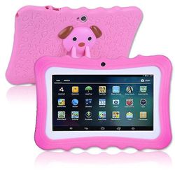 7" Kids Tablet Android Tablet Pc 8gb Rom 1024 * 600 Opløsning Wifi Børn Tablet Pc, Pink