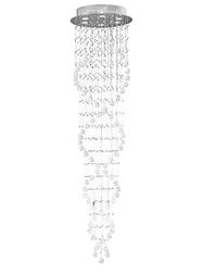 Inspired Lighting Colorado Loft Cluster Vedhæng Spiral 6 Lys poleret Krom, Crystal