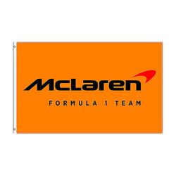 3x5 Ft Mclaren Car Flag polyesteripainettu autourheilubanneri sisustukseen C 120 x 180cm