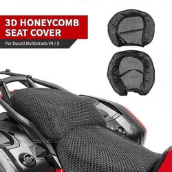 Ducati Multistrada V4 S V4s 2022 2022 2023 - moottoripyörän liukumaton 3D-verkkokangas istuinpäällinen hengittävä vedenpitävä tyyny