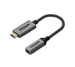 Qgeem Hdmi Single To Mini Dp Converter Adapter Cable Uhd 4k@30hz Plug