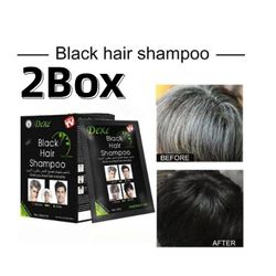 20stk Dexe Black Hair Shampoo 5 minutter Instant Dye Hair Darkening Langvarig Black Shamp