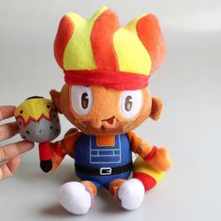 Bloons Td6 ympäröi peliä Dart Monkey Series Nukke pehmolelut Keltainen nyrkkeilyapina