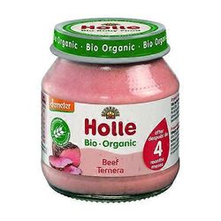 Holle Mini Jar of 100% Beef Meat 4m+ 125 g (Beef/Veal - Meat)