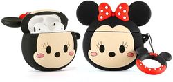 AIR Silikone taske kompatibel egnet til Airpods 12DSN 3D Avatar Anime Series (Minnie)