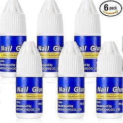 6 kpl kynsiliimaa nopea kynsiliima kauneus väärennetty kynsiliima keinotekoisten kynsien liimaamiseen tai korjaamiseen