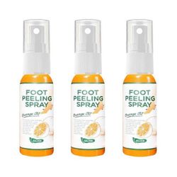 3kpl Foot Peeling Spray Orange Essential Oil Exfoliating Peel Dead Skin Remover 30ml/100ml
