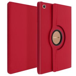 Avizar 360 Roterende stativ Folio Case stødabsorberende Galaxy Tab S5e - Rød