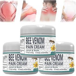 Bee Venom Pain And Bone Healing Cream, Bee Venom Pain Cream, New Zealand Bee Venom Cream, Bee Venom Gel Joint And Bone Therapy 3pcs