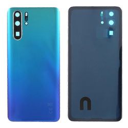 Huawei P30 Pron takaparistokotelon kansi kameran renkaan linssinsuojuksen varaosalla Sininen Huawei P30 Pro